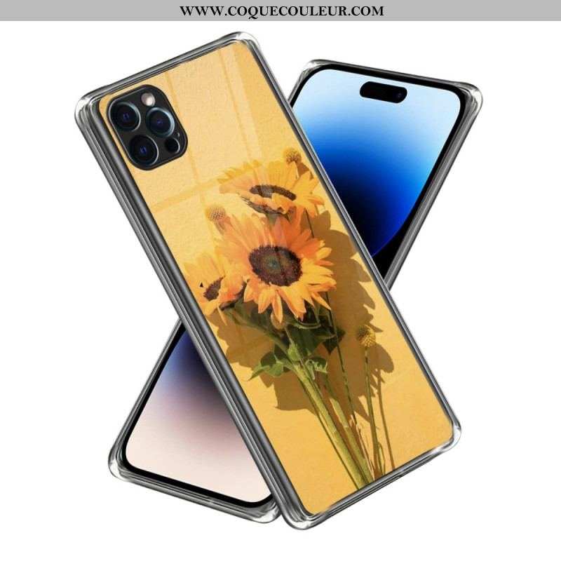 Coque iPhone 14 Pro Max Tournesols