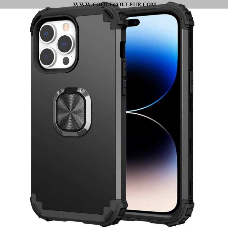 Coque iPhone 14 Pro Max Renforcée avec Anneau-Support