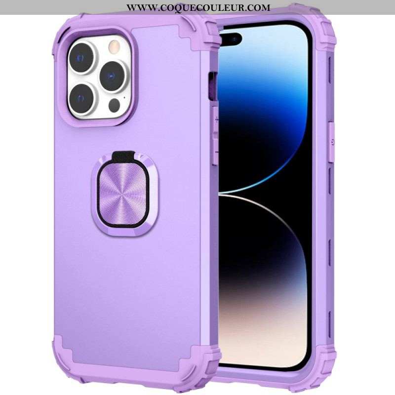 Coque iPhone 14 Pro Max Renforcée avec Anneau-Support