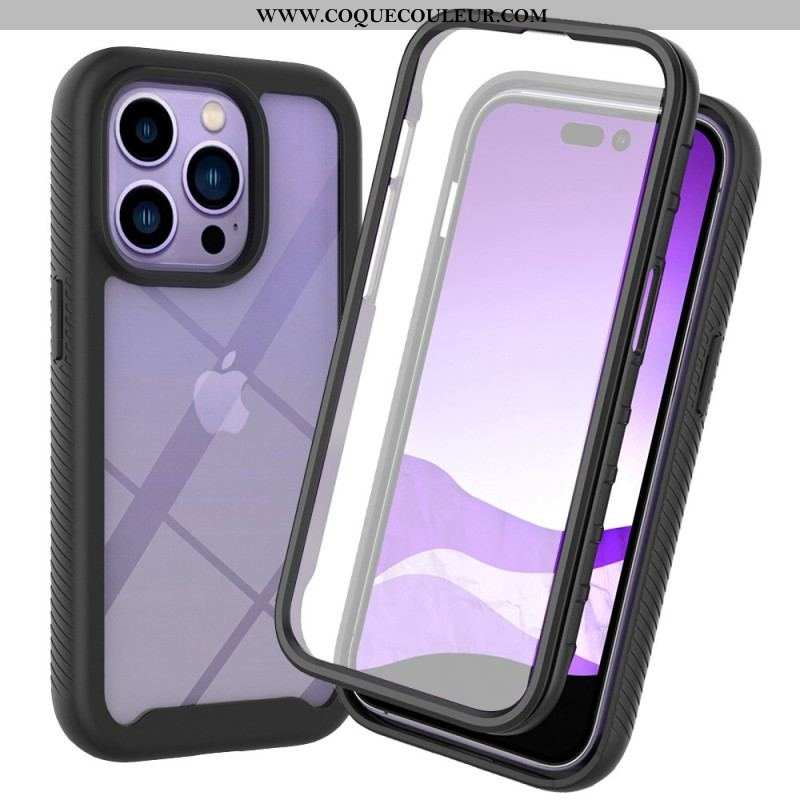 Coque iPhone 14 Pro Max Hybride avec Protecteur pour Écran