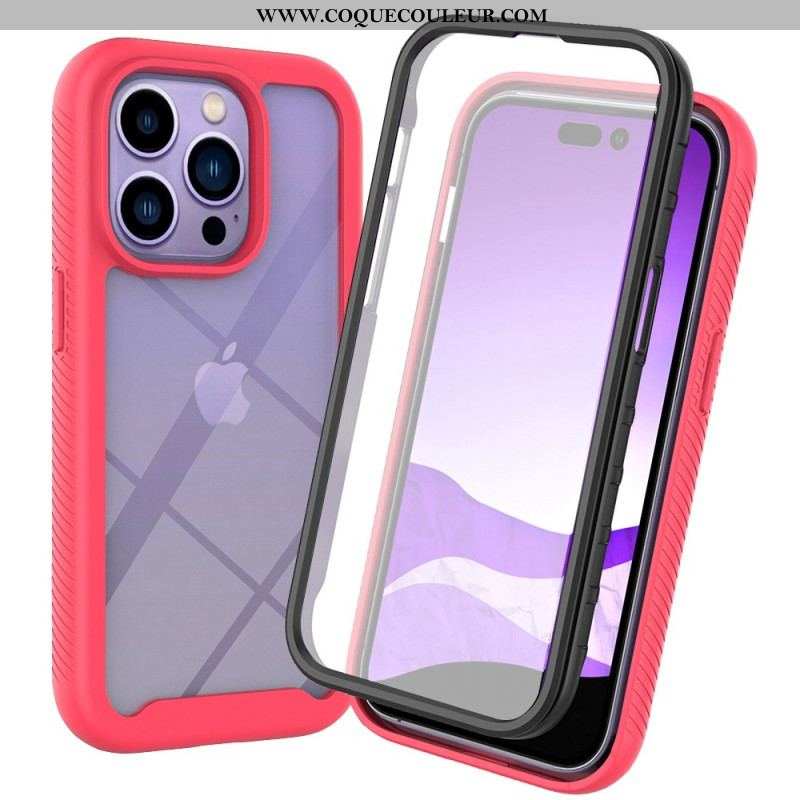 Coque iPhone 14 Pro Max Hybride avec Protecteur pour Écran