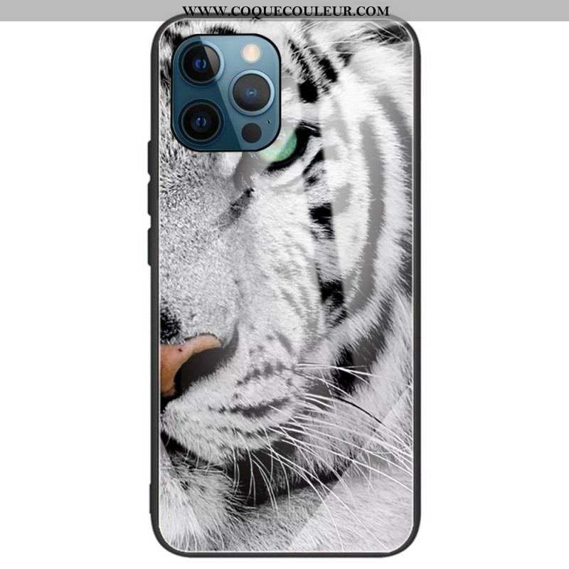 Coque iPhone 14 Pro Max Verre Trempé Tigre