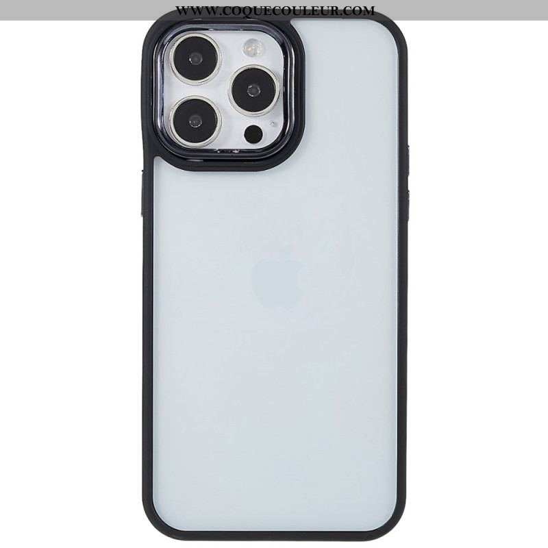 Coque iPhone 14 Pro Max Transparente Rebords Colorés