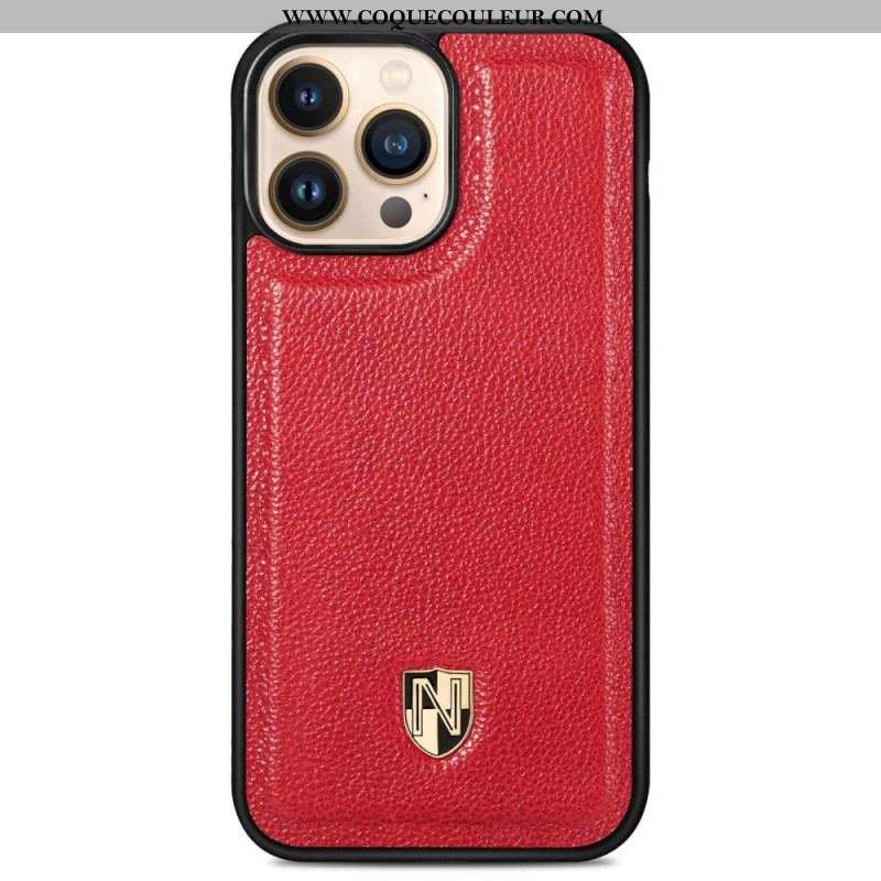 Coque iPhone 14 Pro Max Véritable Cuir CASENEO