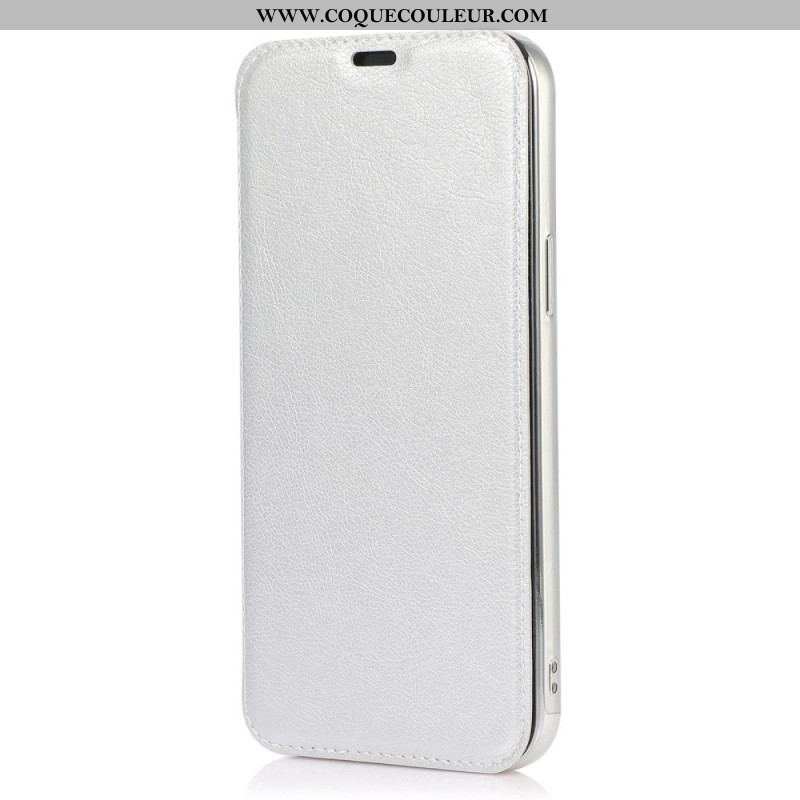 Flip Cover iPhone 14 Pro Simili Cuir Porte-Carte