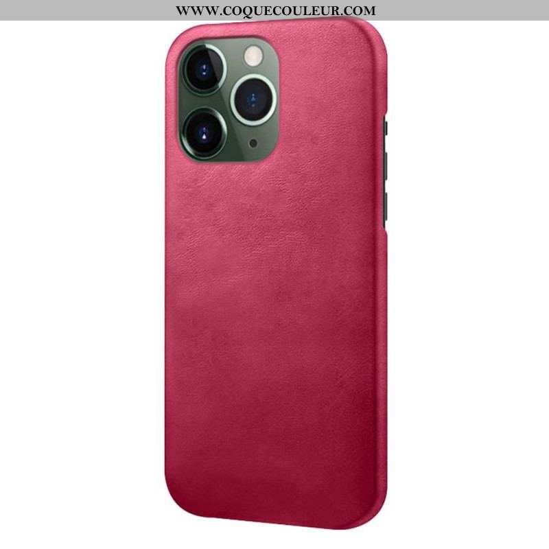 Coque iPhone 14 Pro Effet Cuir