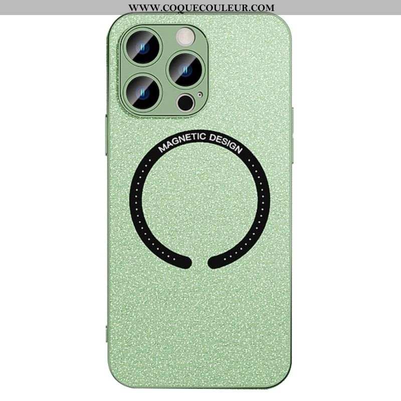 Coque iPhone 14 Pro Simili Cuir Compatible Magsafe