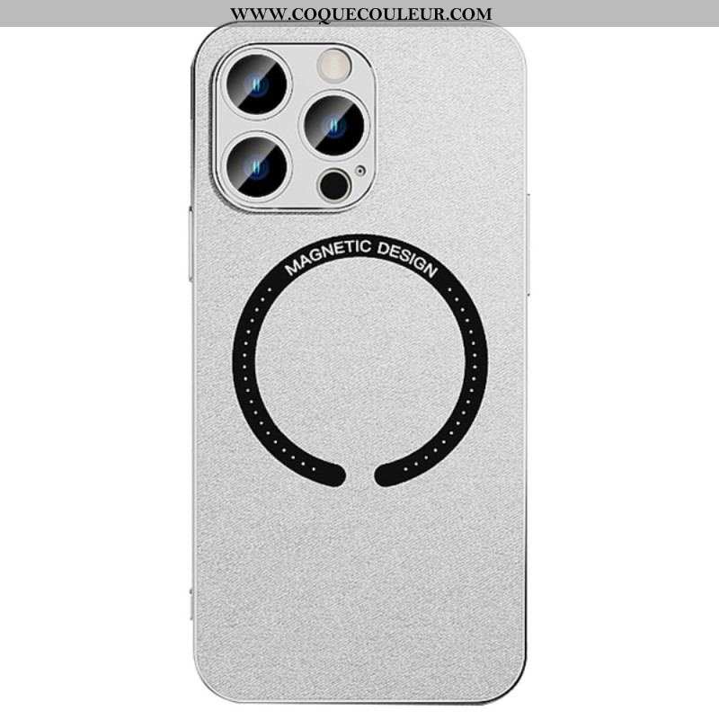 Coque iPhone 14 Pro Simili Cuir Compatible Magsafe