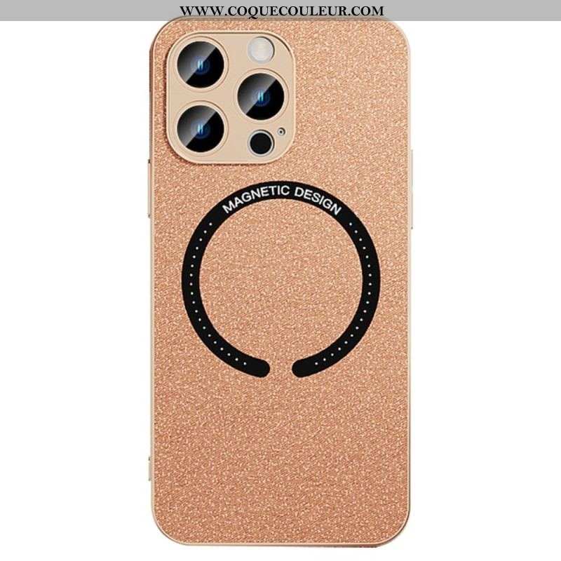 Coque iPhone 14 Pro Simili Cuir Compatible Magsafe