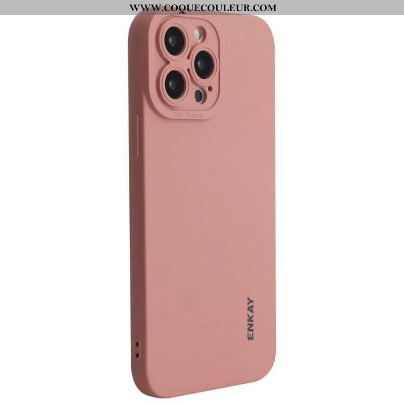 Coque iPhone 14 Pro Silicone Liquide ENKAY