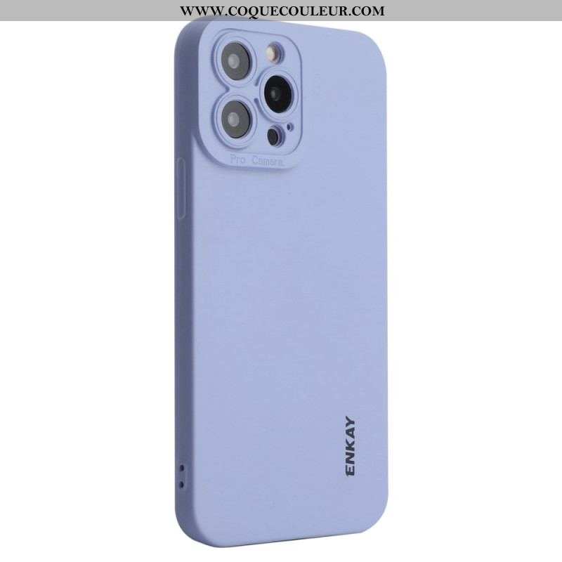 Coque iPhone 14 Pro Silicone Liquide ENKAY