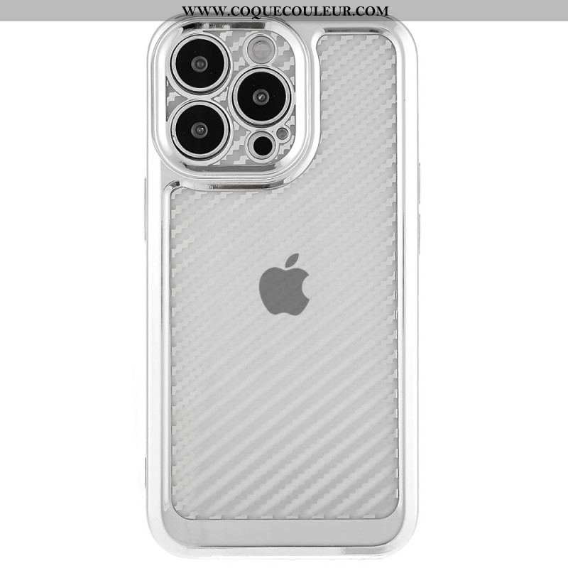 Coque iPhone 14 Pro Fibre Carbone Stylée