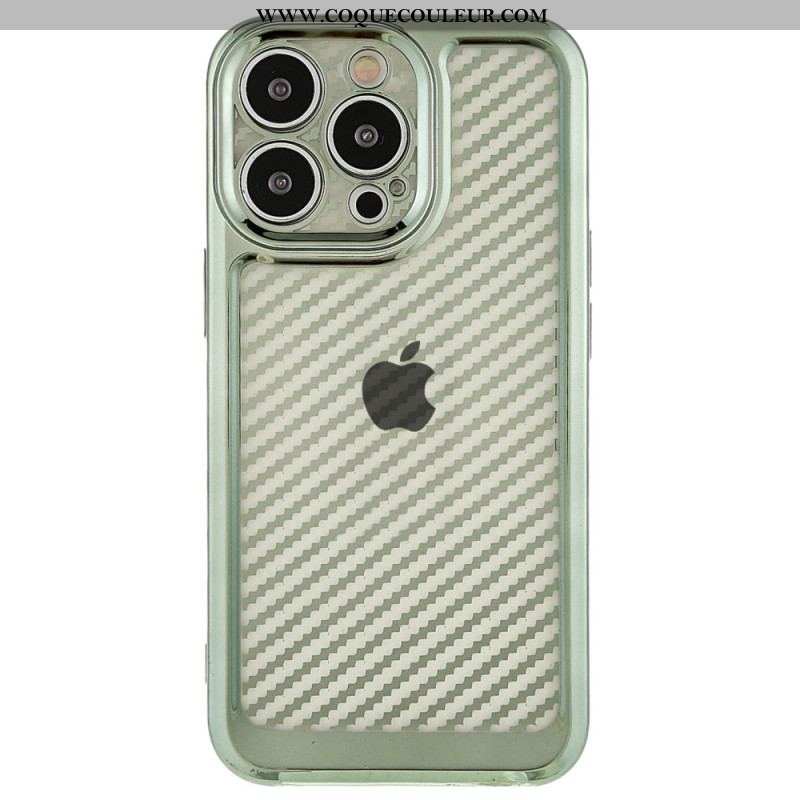 Coque iPhone 14 Pro Fibre Carbone Stylée