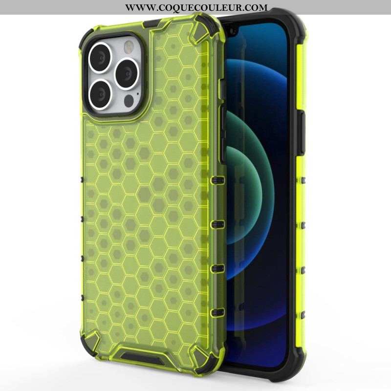 Coque iPhone 14 Pro Style Nid d'Abeille