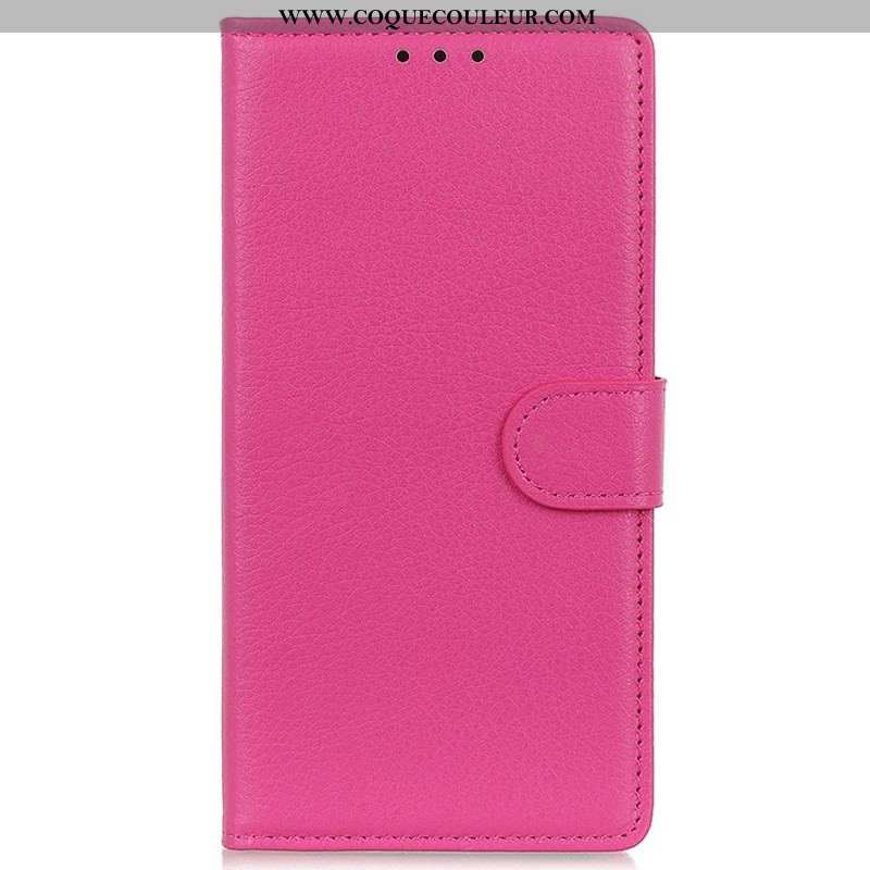 Housse iPhone 14 Traditionnellement Litchi