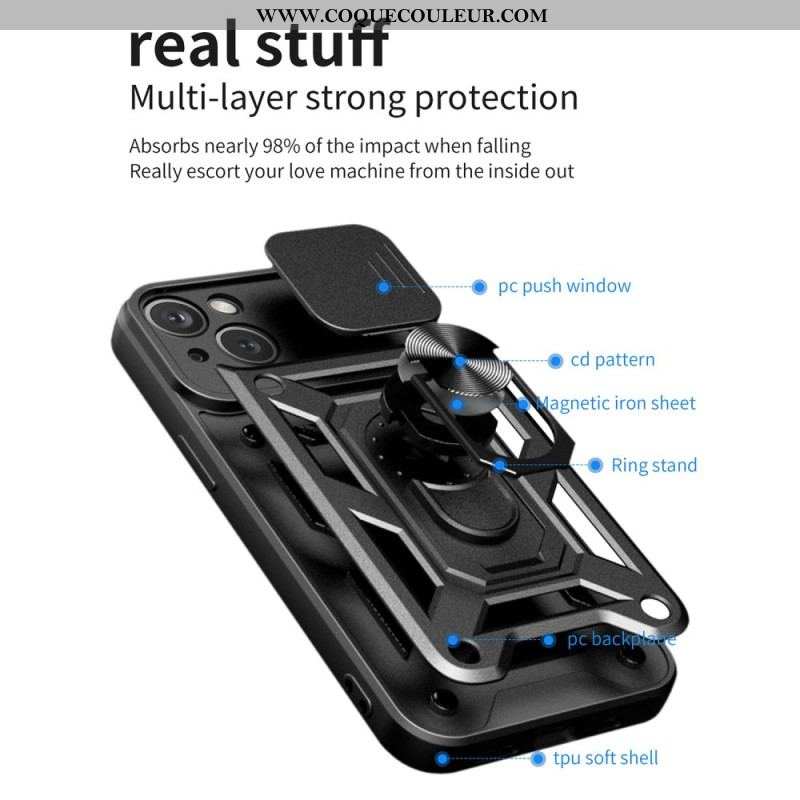 Coque iPhone 14 Ultra Résistante Multi-Fonctionnelle