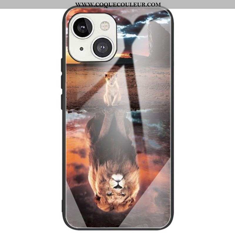 Coque iPhone 14 Verre Trempé Rêve de Chaton