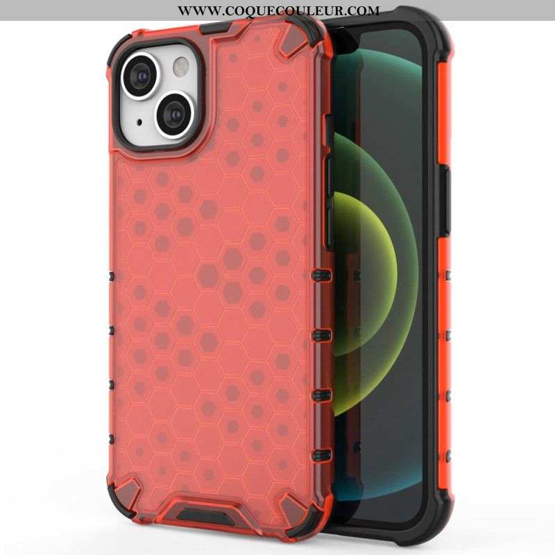 Coque iPhone 14 Style Nid d'Abeille