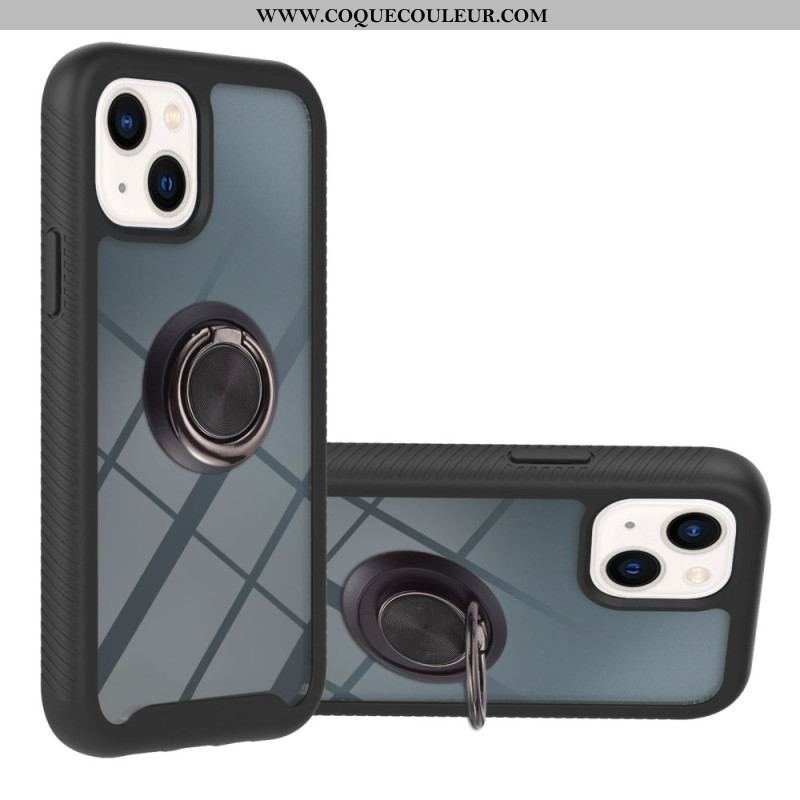 Coque iPhone 14 Transparente avec Anneau-Support