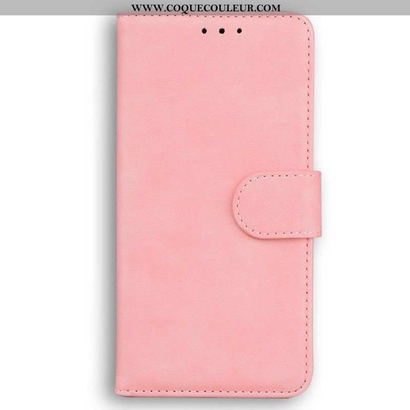 Housse iPhone 14 Unie Coutures Apparentes