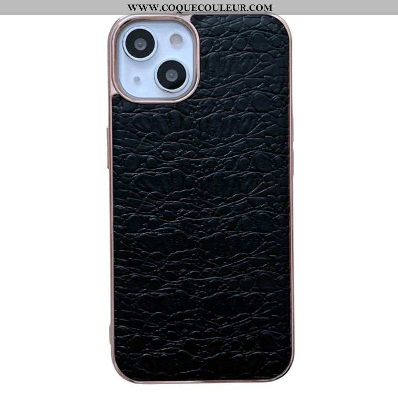 Coque iPhone 14 Véritable Cuir