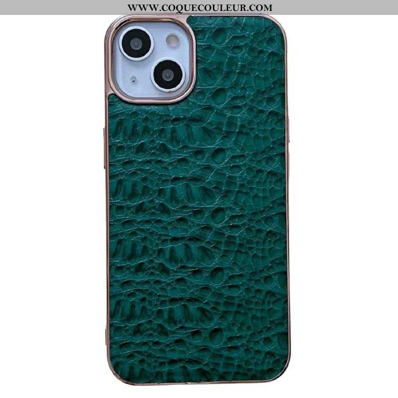 Coque iPhone 14 Véritable Cuir