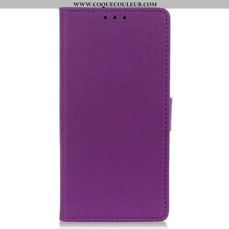 Housse iPhone 14 Simili Cuir Classique