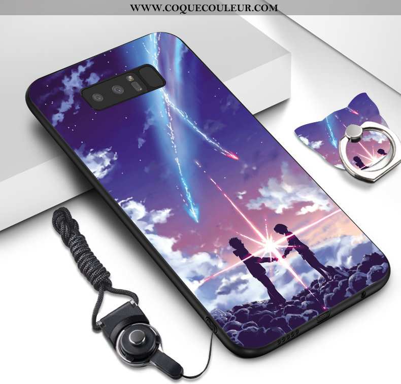 Étui Samsung Galaxy Note 8 Dessin Animé Silicone Incassable, Coque Samsung Galaxy Note 8 Fluide Doux