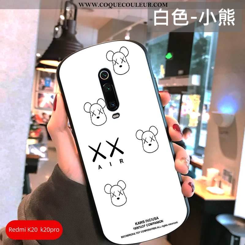 Étui Xiaomi Mi 9t Mode Incassable Tendance, Coque Xiaomi Mi 9t Protection Charmant Blanche