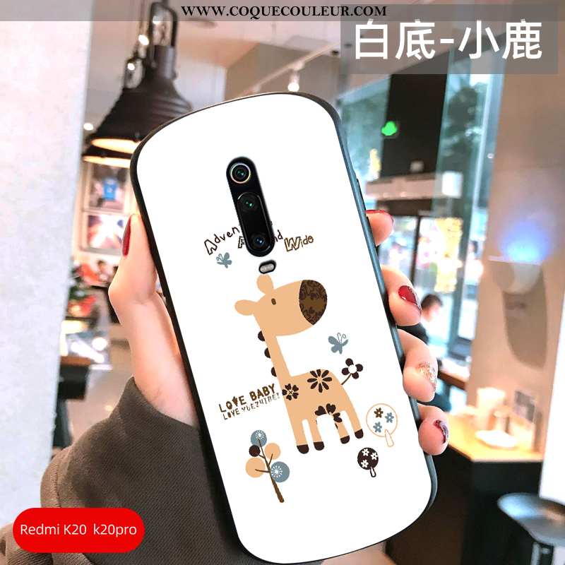 Étui Xiaomi Mi 9t Mode Incassable Tendance, Coque Xiaomi Mi 9t Protection Charmant Blanche