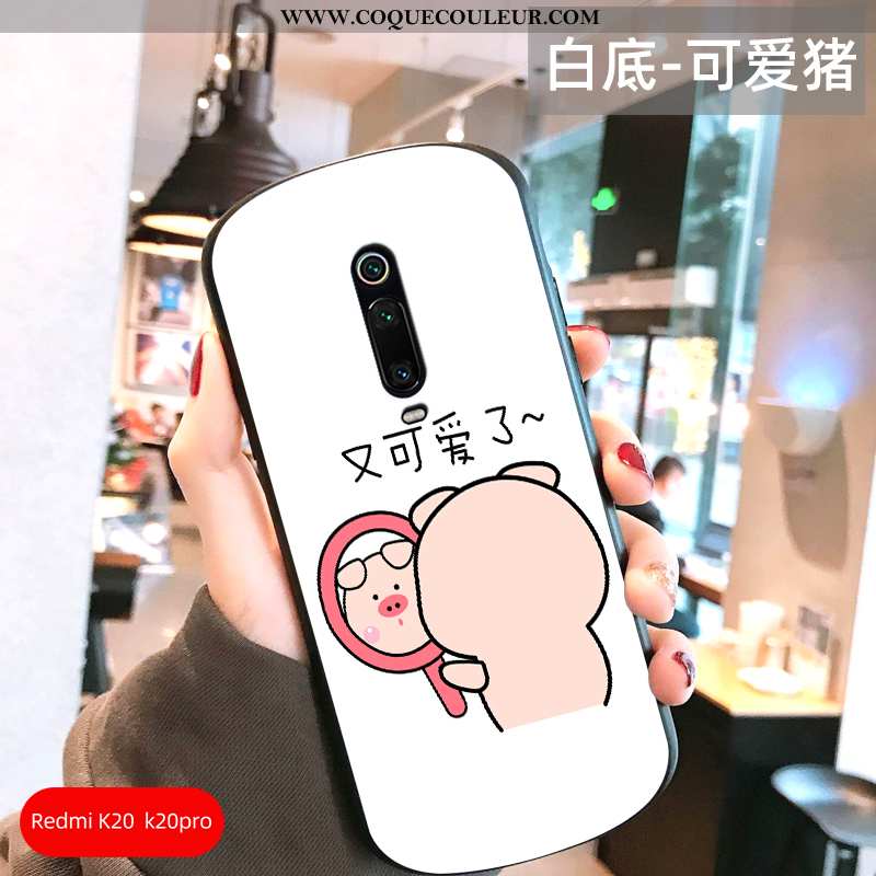 Étui Xiaomi Mi 9t Mode Incassable Tendance, Coque Xiaomi Mi 9t Protection Charmant Blanche