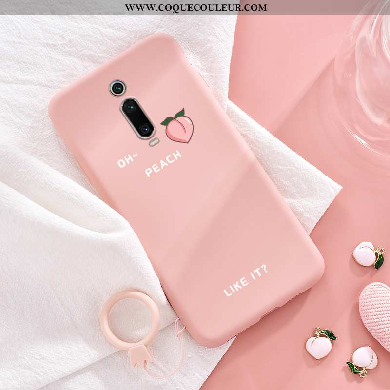 Étui Xiaomi Mi 9t Fluide Doux Protection, Coque Xiaomi Mi 9t Silicone Personnalité Bleu