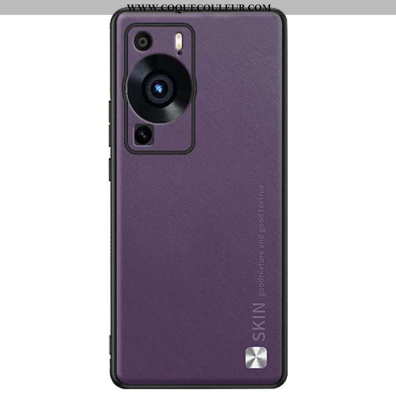 Coque Huawei P60 Pro Simili Cuir SKIN