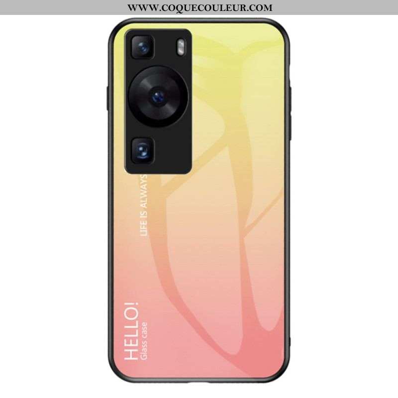 Coque Huawei P60 Pro Verre Trempé Hello