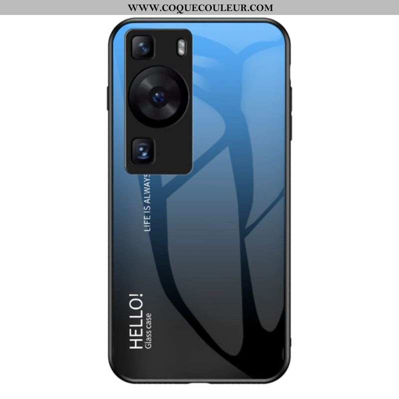 Coque Huawei P60 Pro Verre Trempé Hello