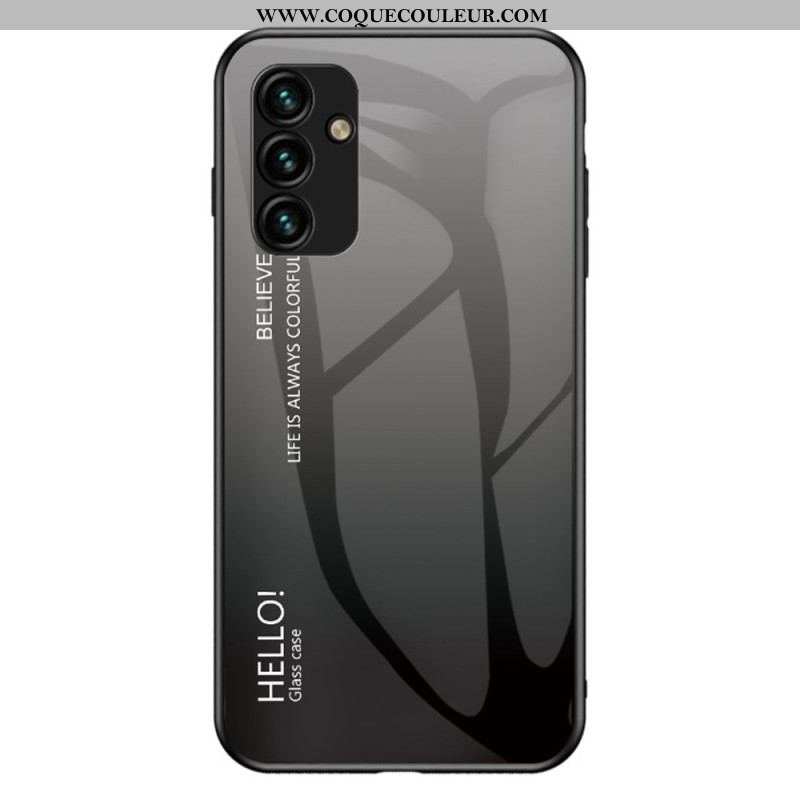 Coque Samsung Galaxy A14 5G / A14 Verre Trempé Hello