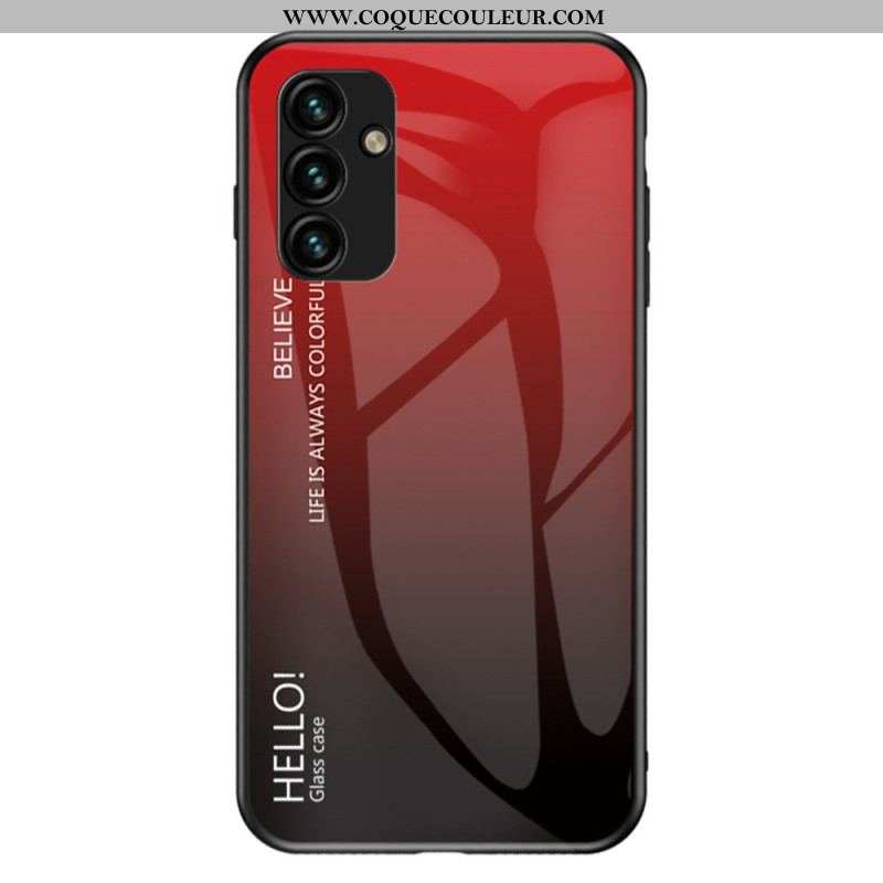 Coque Samsung Galaxy A14 5G / A14 Verre Trempé Hello