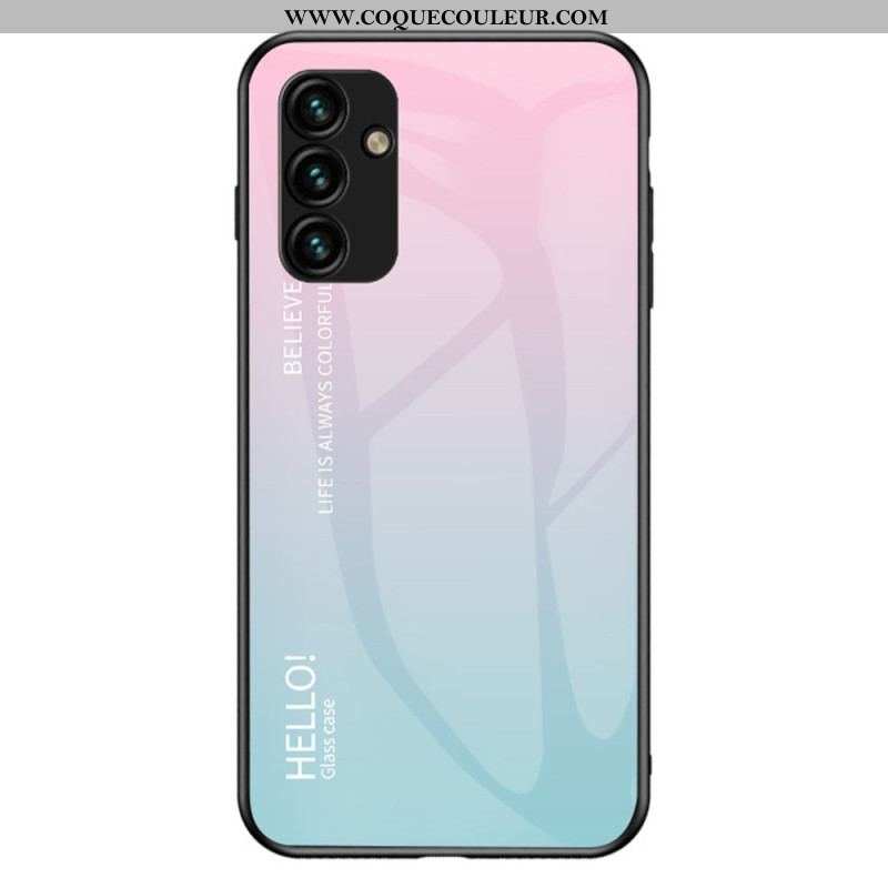 Coque Samsung Galaxy A14 5G / A14 Verre Trempé Hello