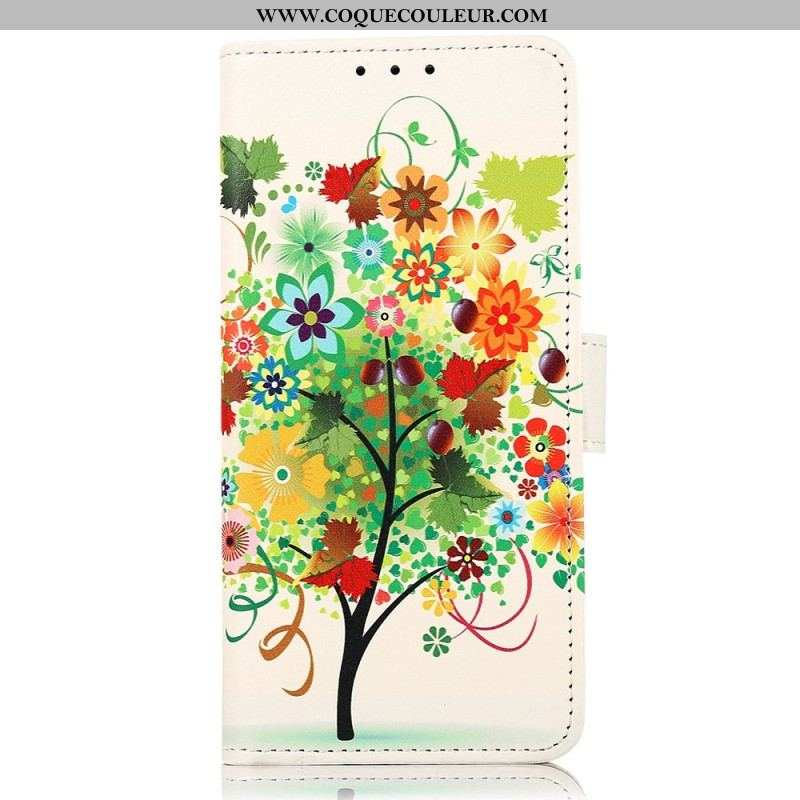 Housse Samsung Galaxy A14 5G / A14 Arbre Fleuri