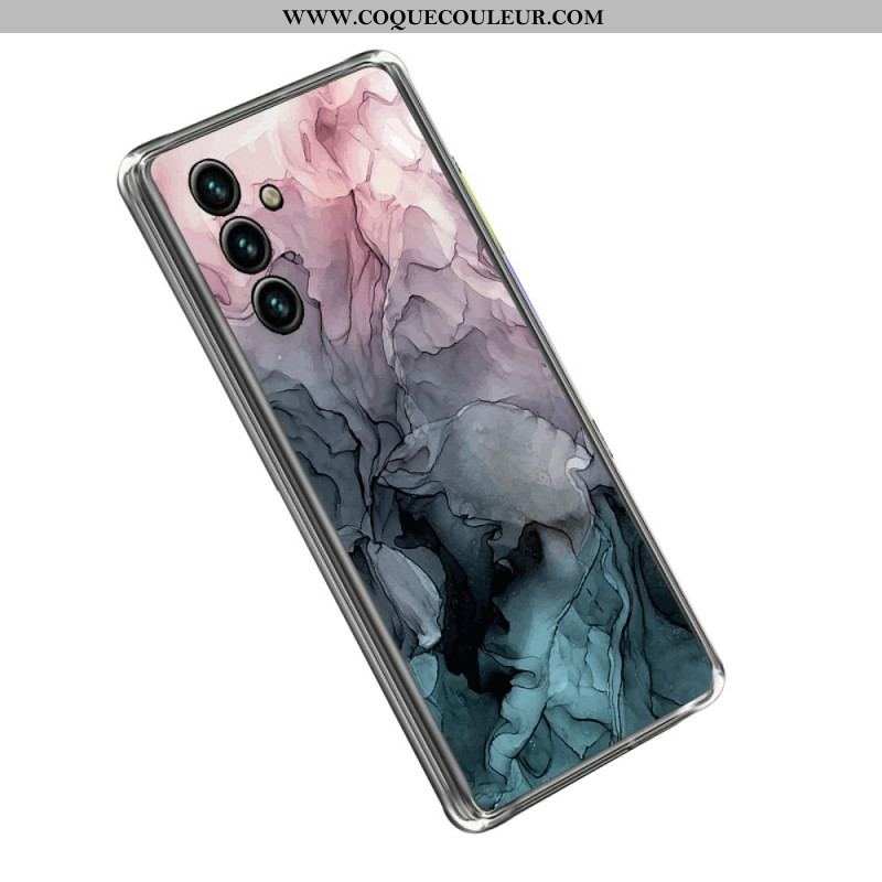 Coque Samsung Galaxy A14 5G / A14 Marbre Aquarelle