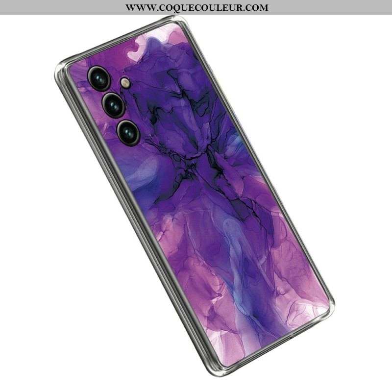 Coque Samsung Galaxy A14 5G / A14 Marbre Aquarelle