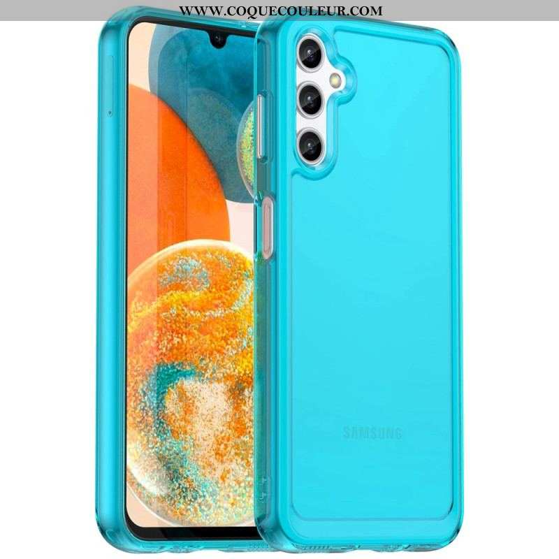 Coque Samsung Galaxy A14 5G / A14 Transparente Candy Series