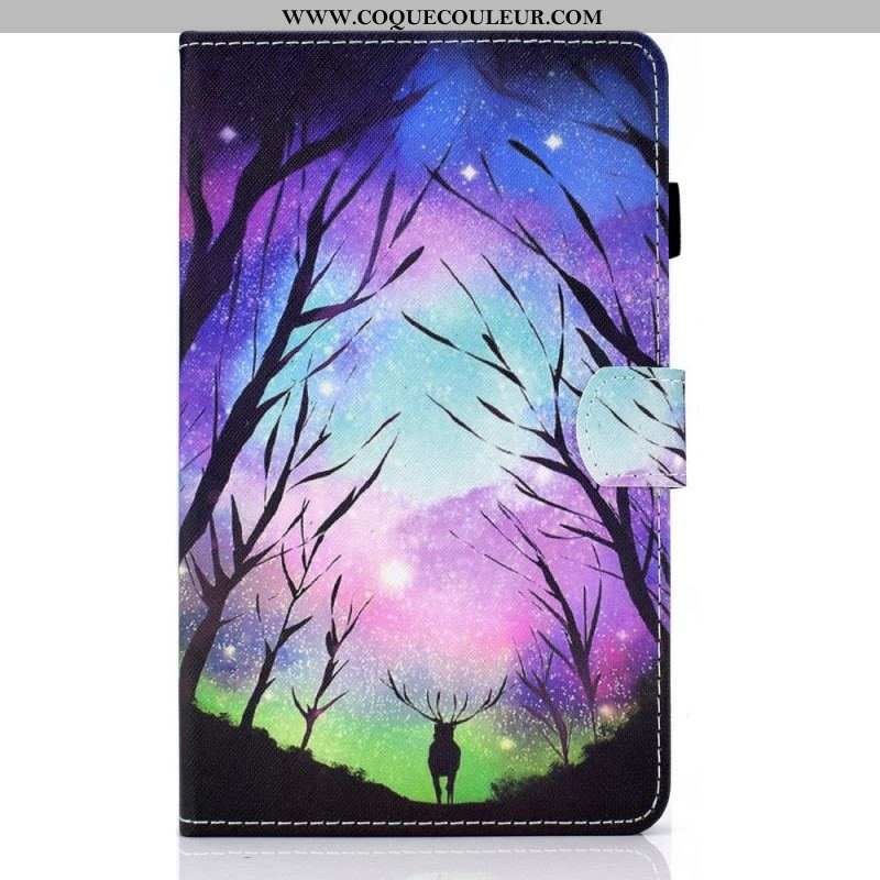 Housse Samsung Galaxy Tab A8 (2021) Forêt de Nuit