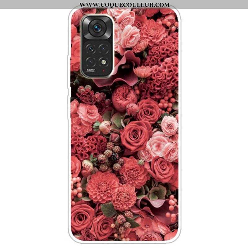 Coque Xiaomi Redmi Note 11 Pro / Note 11 Pro 5G Fleurs Intenses