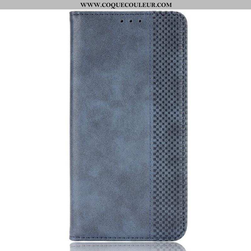 Flip Cover Xiaomi Redmi Note 11 Pro / Note 11 Pro 5G Effet Cuir Vintage Stylisé