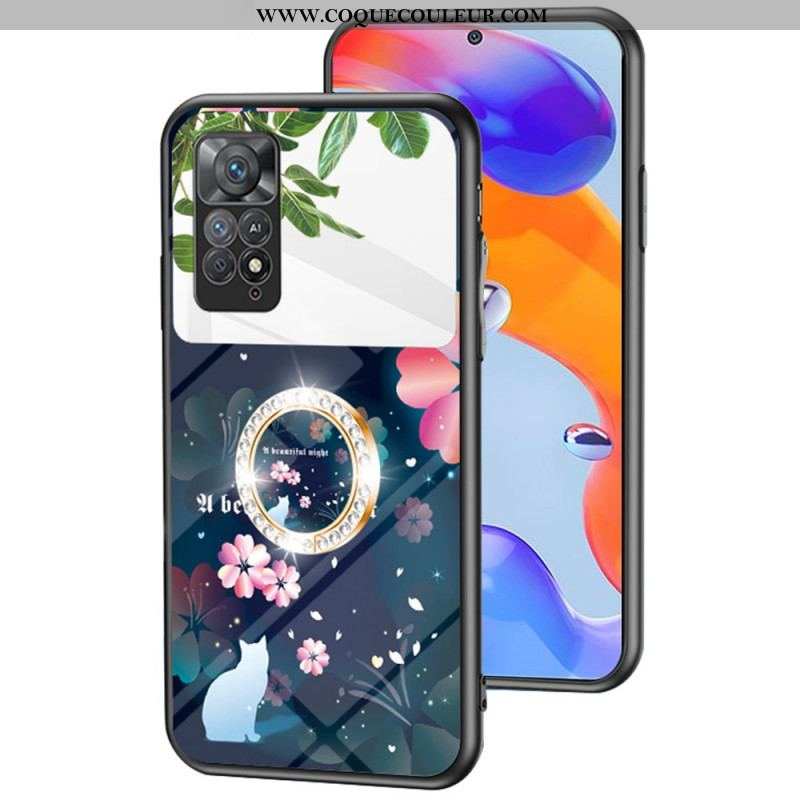 Coque Xiaomi Redmi Note 11 Pro / Note 11 Pro 5G Miroir avec Anneau Rotatif