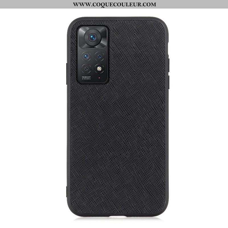 Coque Xiaomi Redmi Note 11 Pro / Note 11 Pro 5G Véritable Cuir Texturé