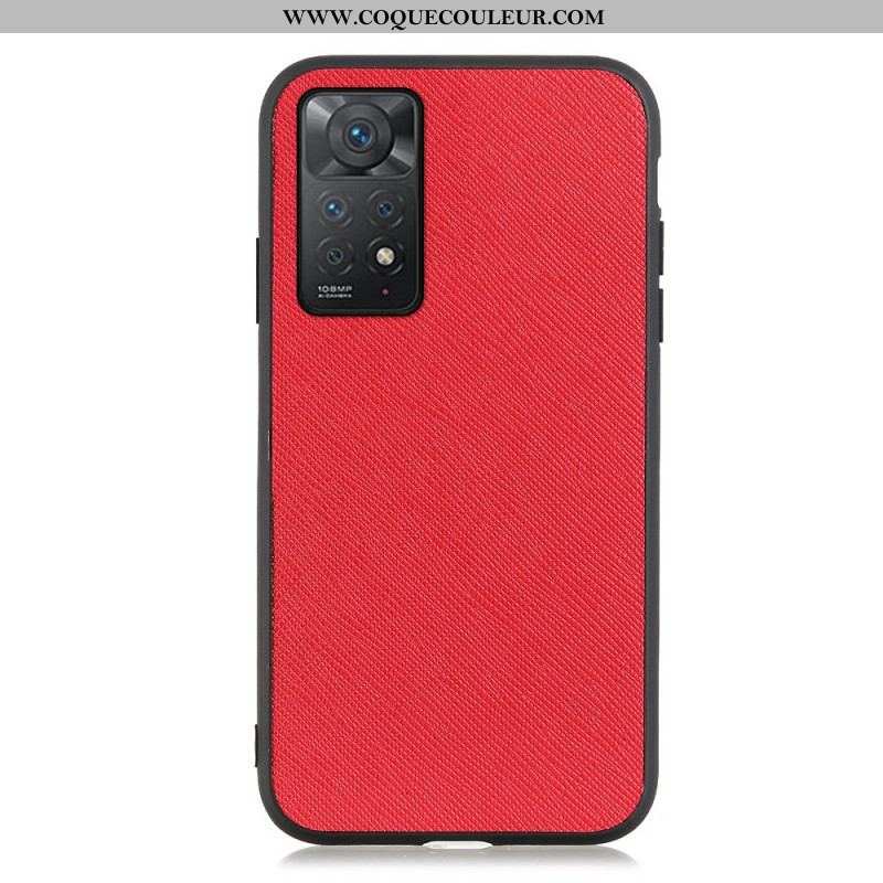 Coque Xiaomi Redmi Note 11 Pro / Note 11 Pro 5G Véritable Cuir Texturé