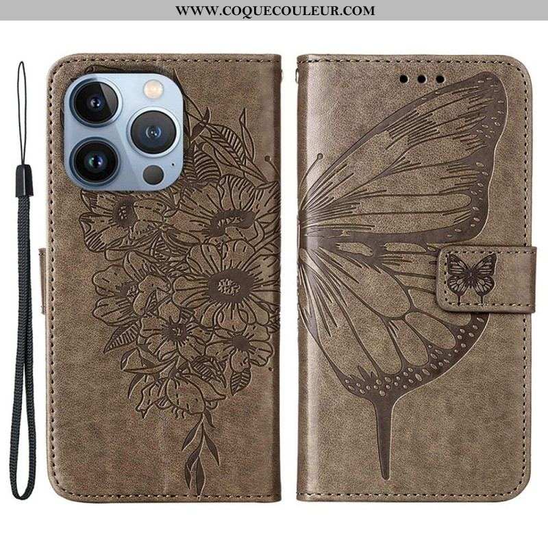 Housse iPhone 14 Plus Papillon Design