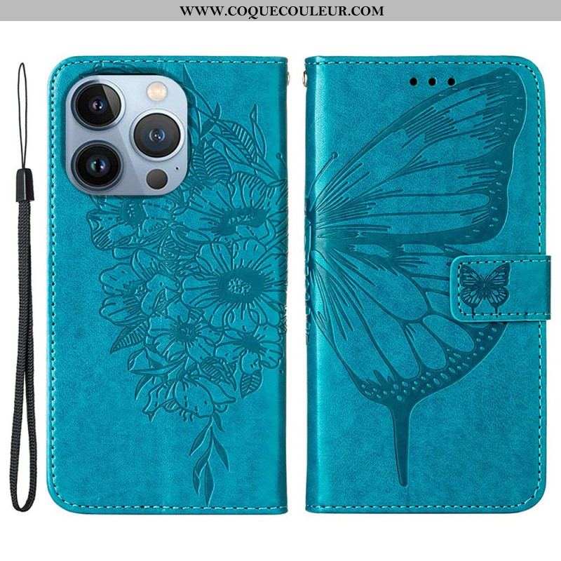 Housse iPhone 14 Plus Papillon Design